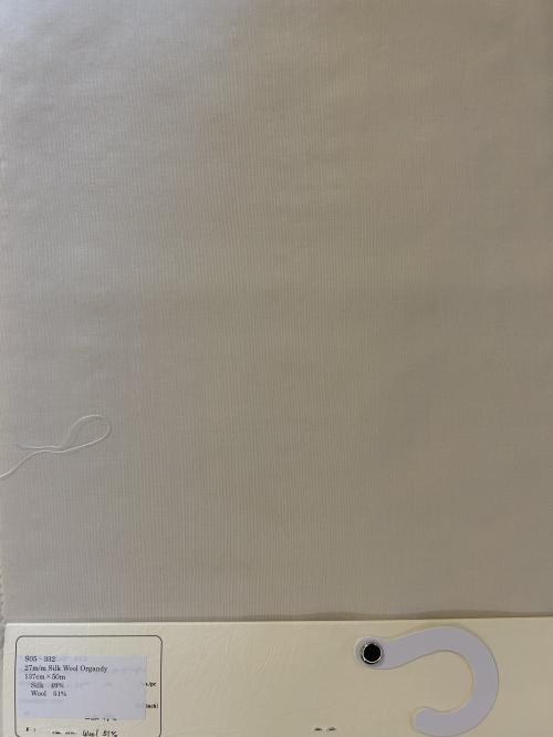 S05-332 27m/m Silk Wool Organdy